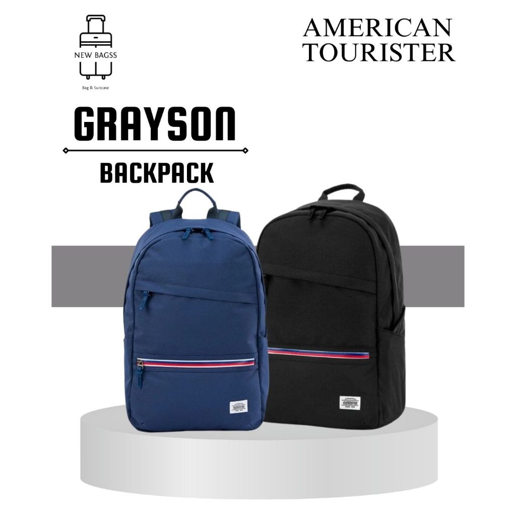 Jual Tas Grayson Backpack 1 AS Navy - Backpack / Tas Laptop / Ransel ...