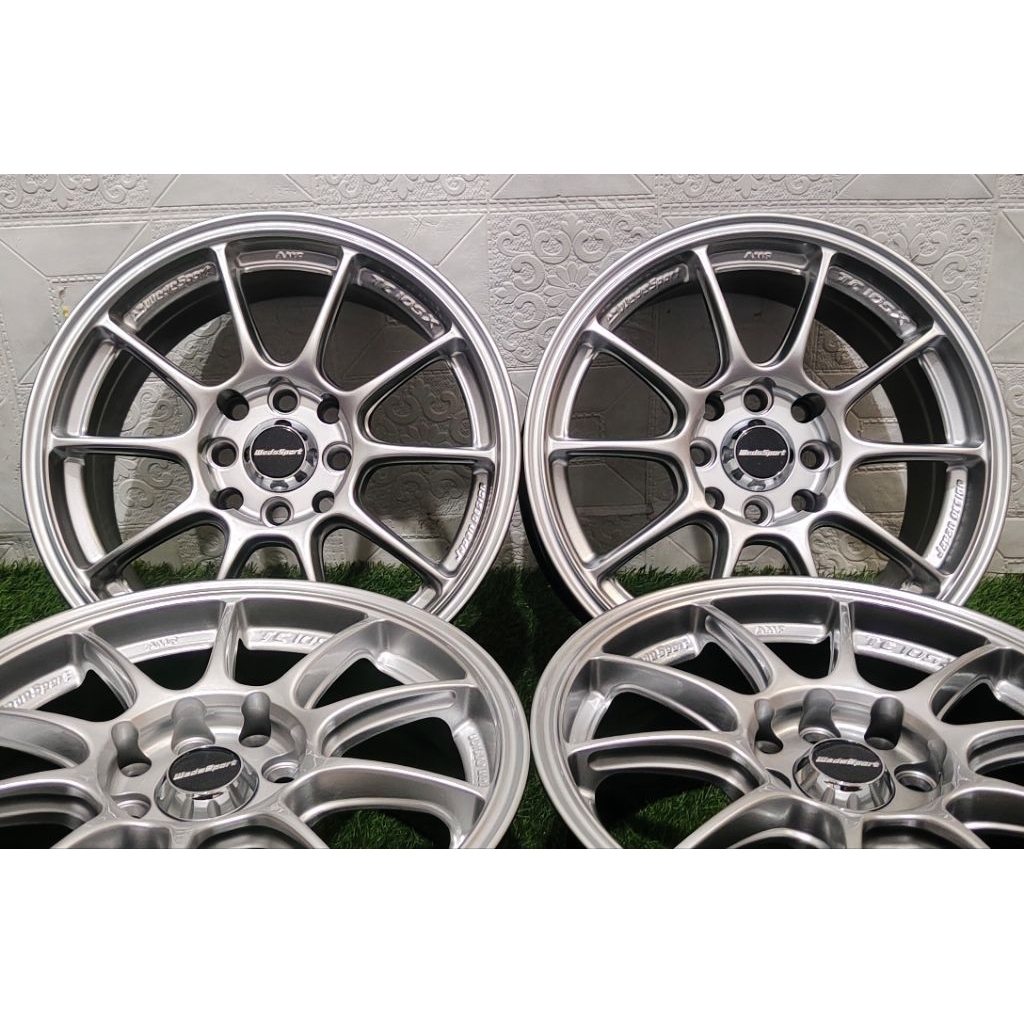 Jual Velg R15 Wedssport Tc105x ( Baru ) hyper silver | Shopee Indonesia