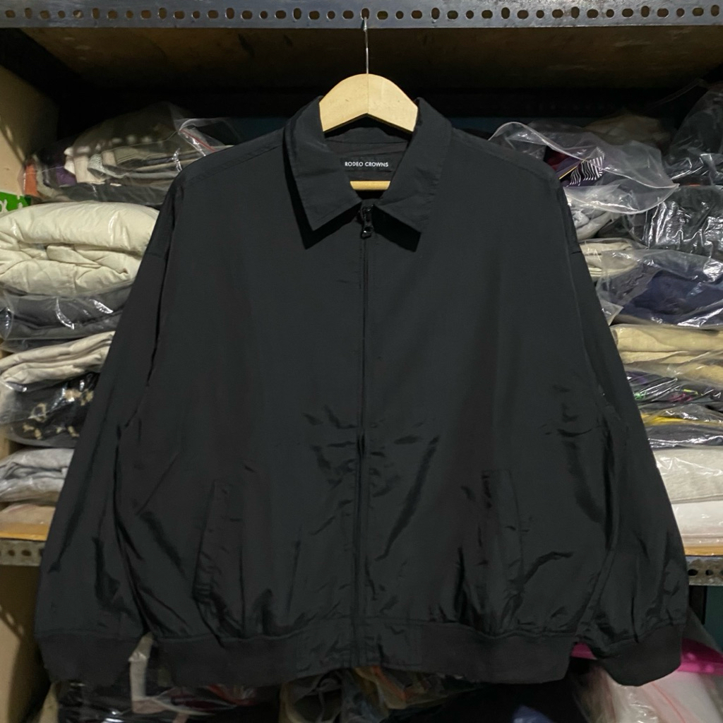 Jual Rodeo Crowns Jacket Hitam Size 61x64 | Shopee Indonesia