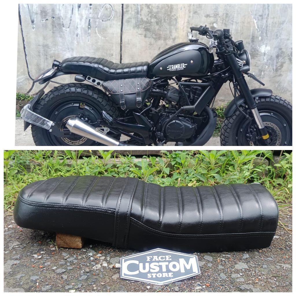 Jual Jok Japstyle Jok Motor Custom Scrambler Bratstyle Choper Bober ...
