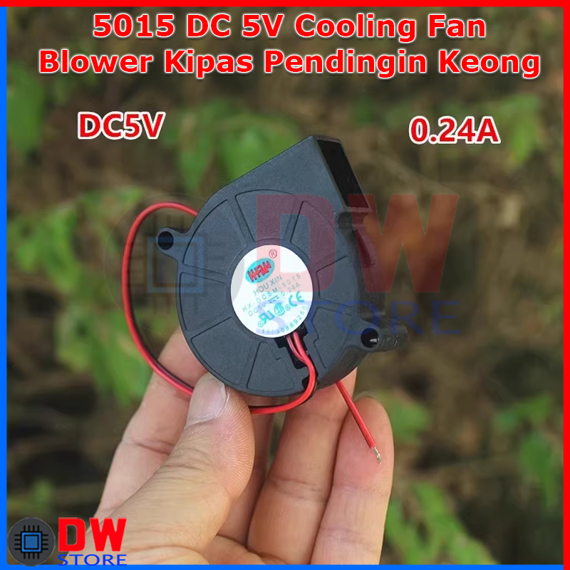 Jual 5015 5V DC Blower Fan Kipas Pendingin Keong Brushless Cooling Fan ...
