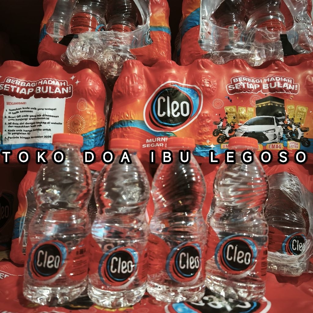 Jual CLEO 220ML x24 BOTOL (Khusus instan) / CLEO BOTOL MINI / CLEO 220 ...