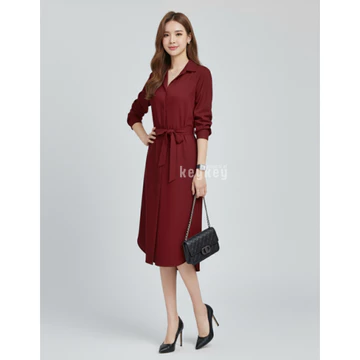Key 0106 Dress ANASTASIA Size XL Wolfis Premium Dress Wanita Maxi Casual Hijabers Friendly
