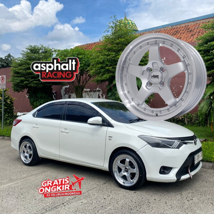 Jual Velg Mobil Ring 17 Hsr Bob Pcd 4x100 Untuk Vios Jazz Suzuki Fronx ...