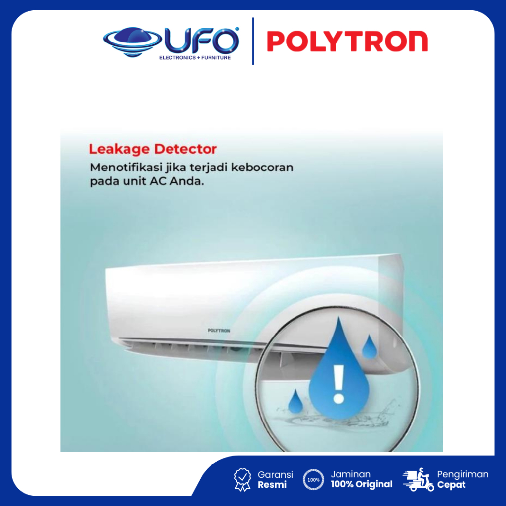 Jual POLYTRON AIR CONDITIONER AC PAC05VH UKURAN 1/2PK DELUXE 310 WATT ...