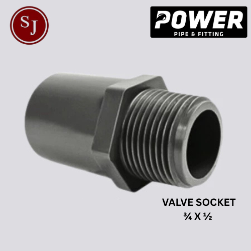 Jual VALVE SOCKET AW 3/4 X 1/2 inch RUCIKA X POWER SOK DRAT LUAR TS ...