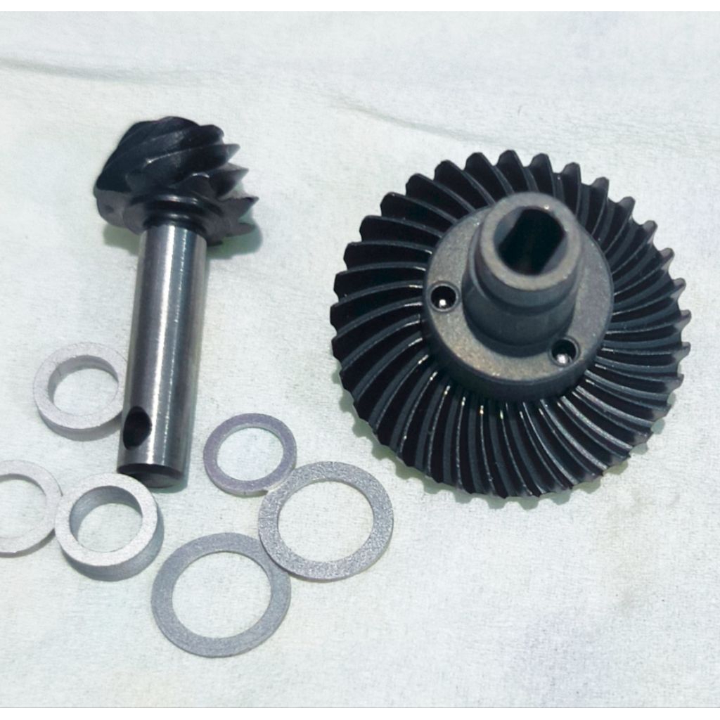 Jual Gear 8t 27 bevel pinion gardan scx10 ii RC axial gardan portal ...