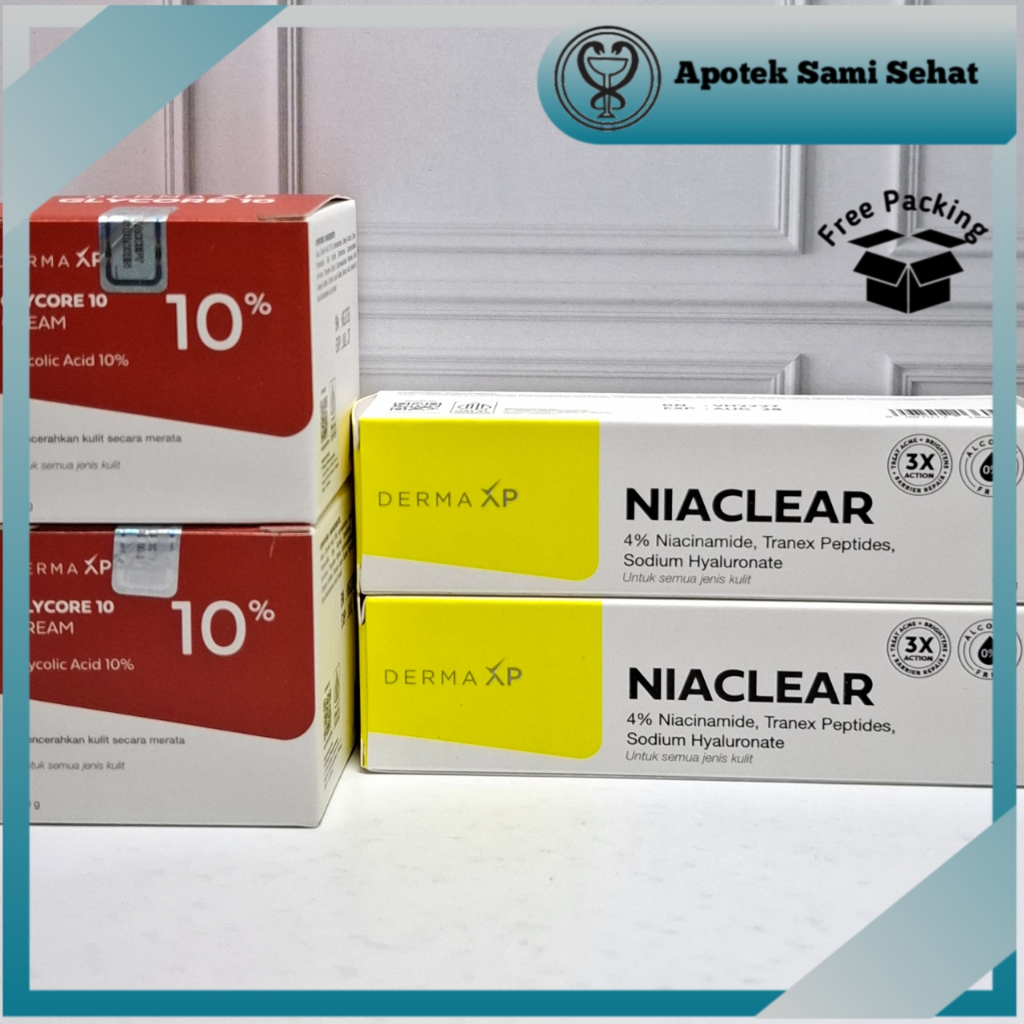 Jual PAKET 2 BUNDLING GLYCORE 10% + NIACLEAR (KULIT CERAH BEBAS JERAWAT ...