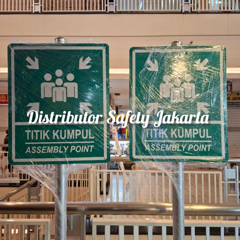 Jual Rambu Titik Kumpul Assembly Point / Sign Titik Kumpul 60x50 Cm ...