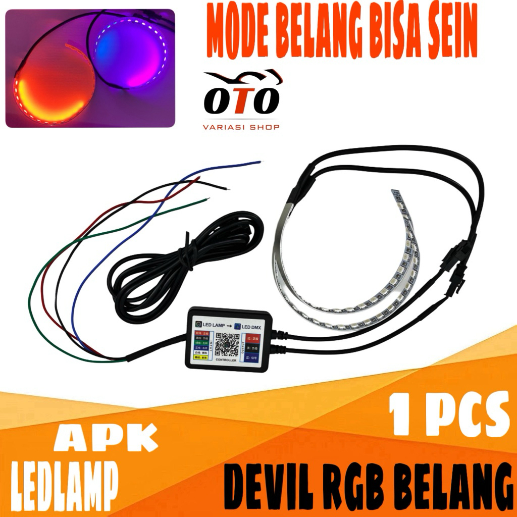 Jual DEVIL RGB DEMON RGB MATRIX SEPASANG ADA WELCOME LIGHT CONEK HP ...