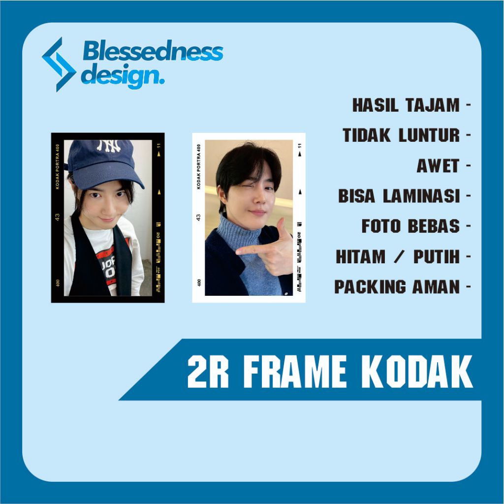 Jual CETAK FOTO 2R FRAME KODAK | BINGKAI MODEL KODAK | Shopee Indonesia