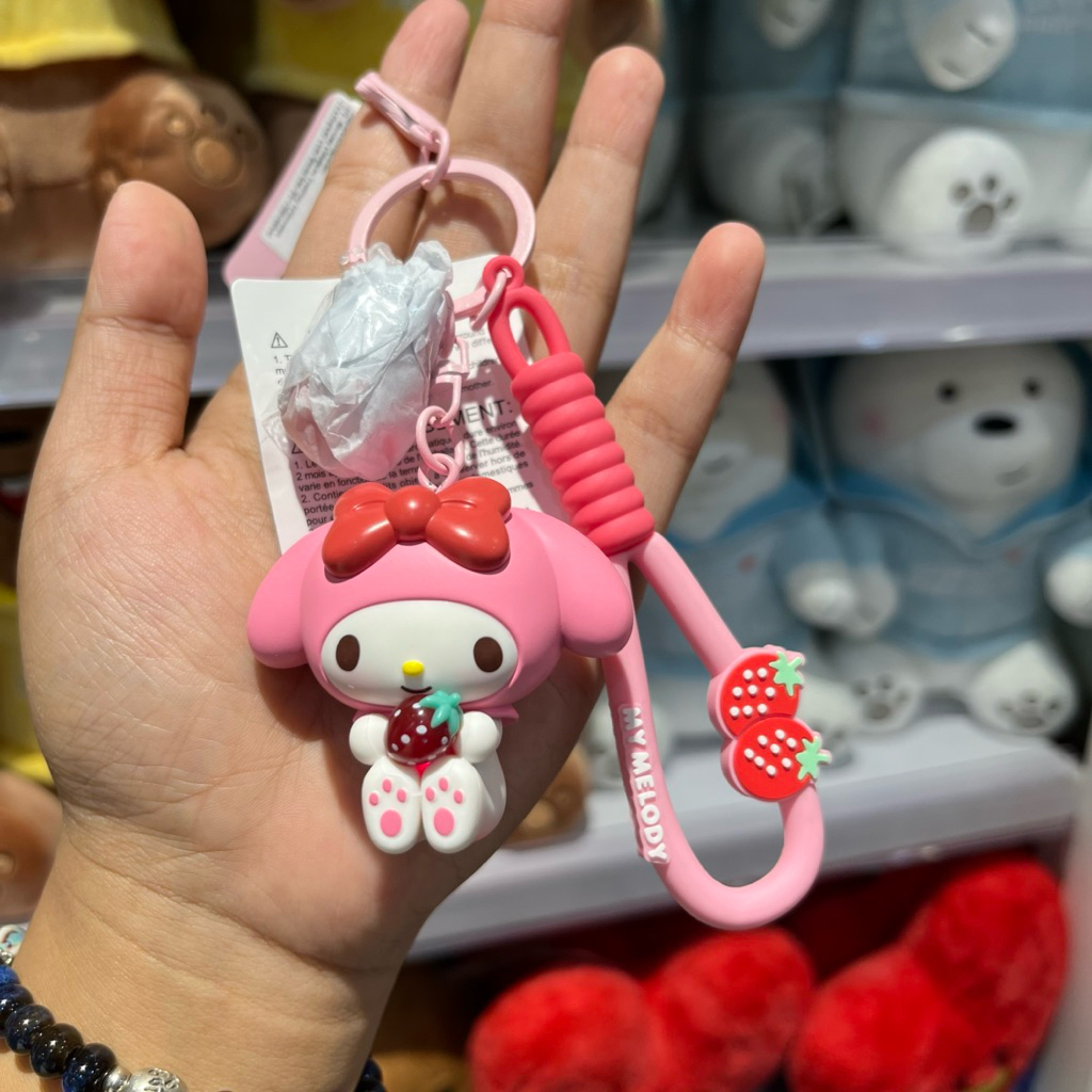 Jual Miniso Sanrio characters Strawberry collection PVC Keychain ...