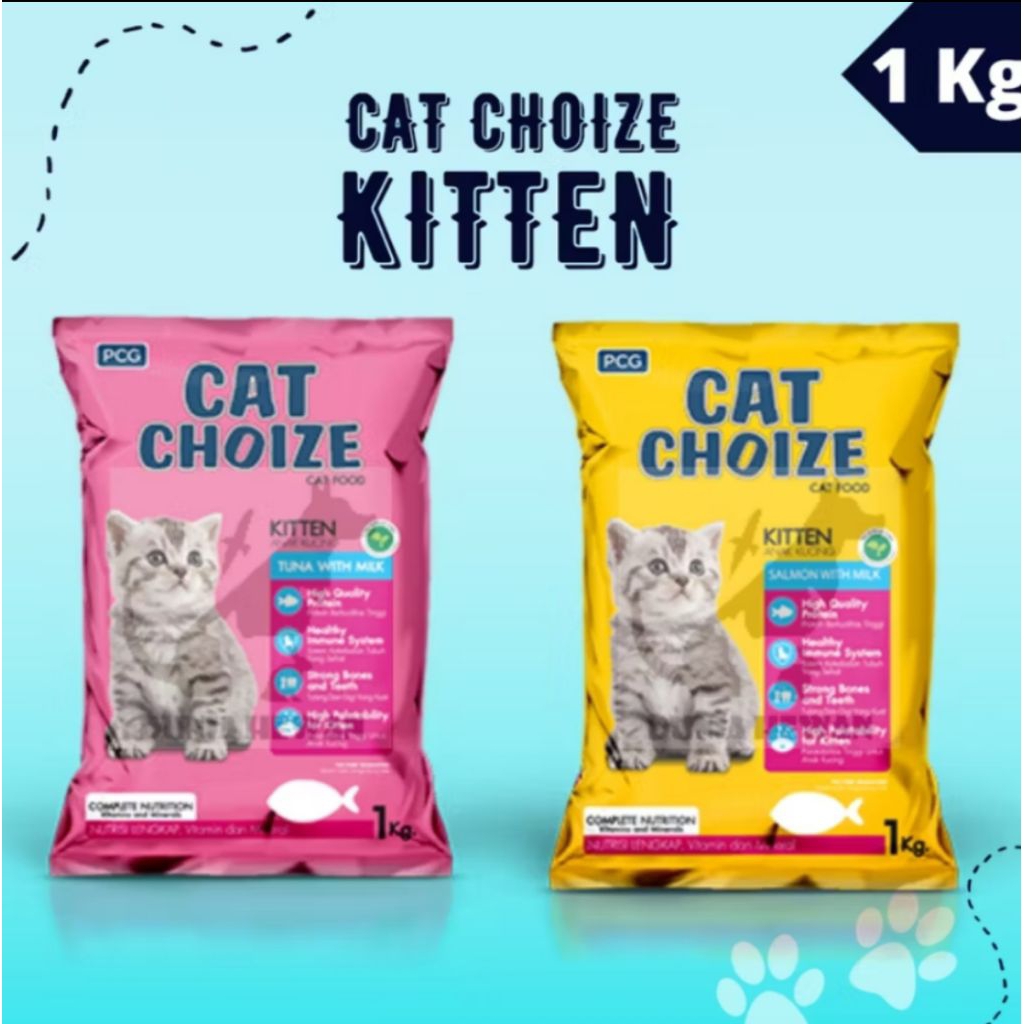 Jual Cat Choize Choice Cat Food Kitten 1Kg | Shopee Indonesia