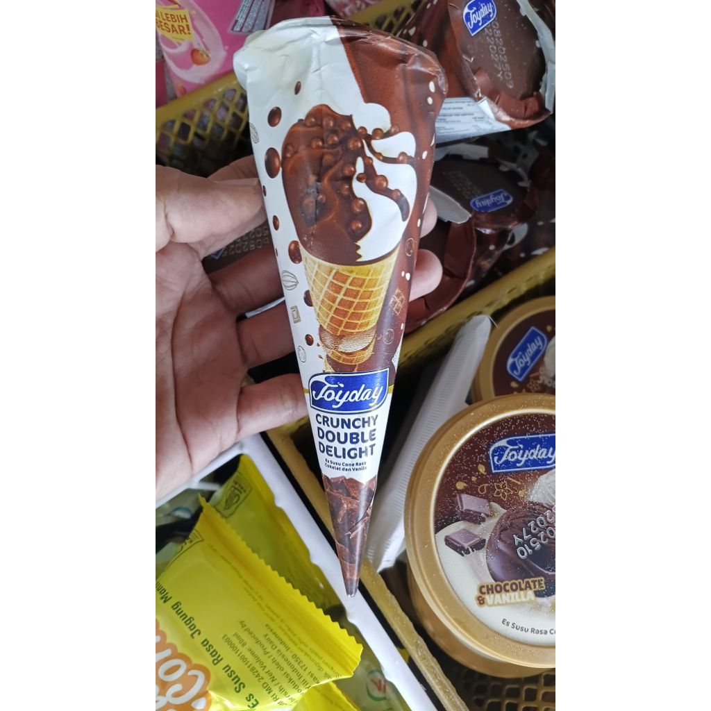 Jual Es Krim Joyday Crunchy Double Delight Ice Cream Halal Enak Murah ...