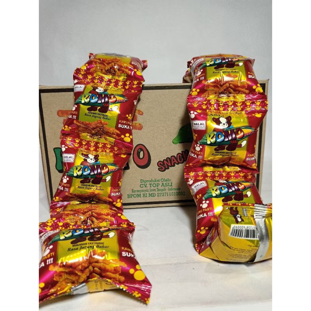 Jual KOMO snack renceng jajan jadul isi 10 pcs | Shopee Indonesia