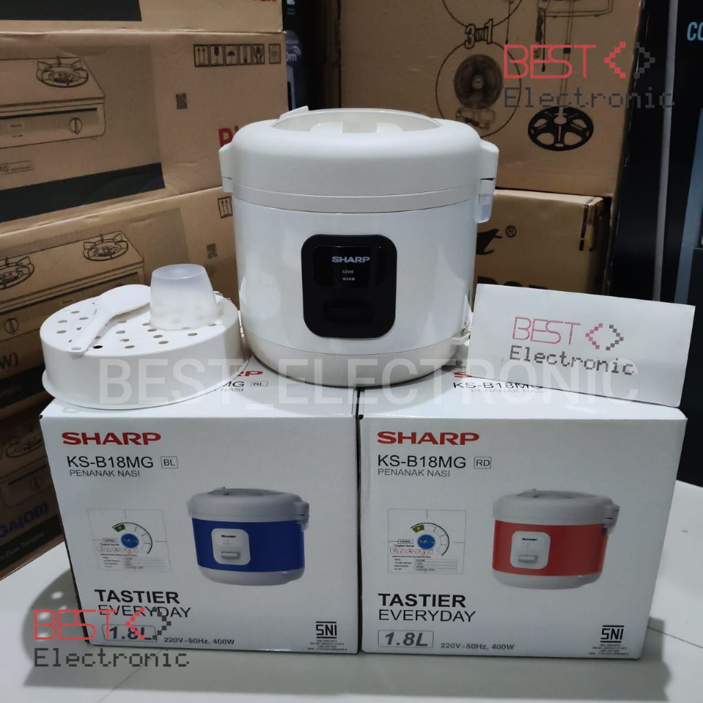 Jual SHARP RICE COOKER NEW / MAGIC COM KSB18MG / KSB18 MG / KSB 18MG GY ...