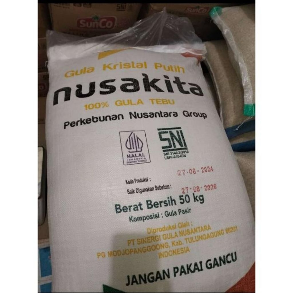 Jual GULA NUSAKITA/RAJAGULA 50 KG PRODUK MASEH BARU | Shopee Indonesia