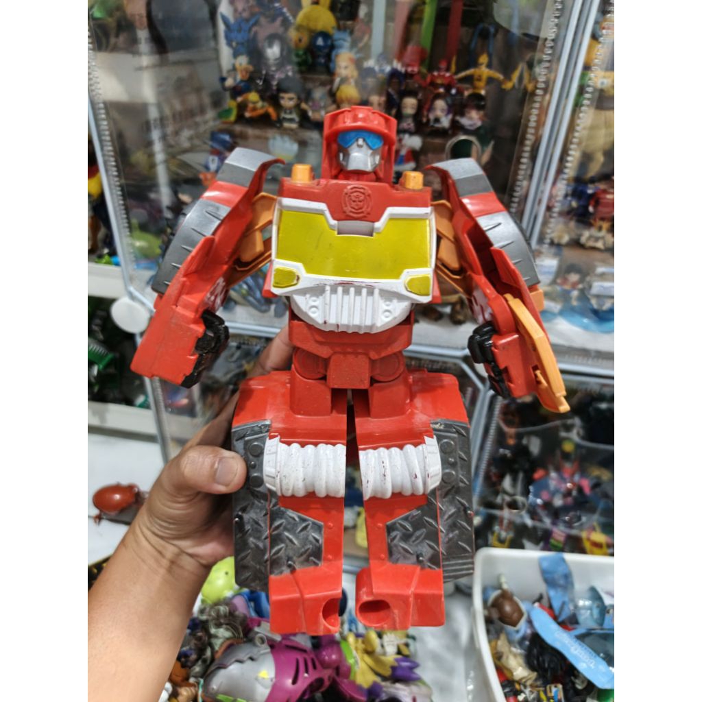Jual figure transfomers playskool rescue bot heatwave | Shopee Indonesia
