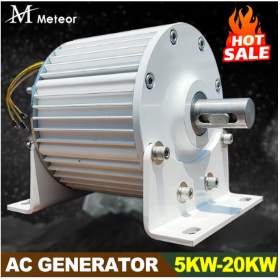 Jual (with base)5kw 10kw 20kw Low Speed Permanent Magnet Generator 24V ...