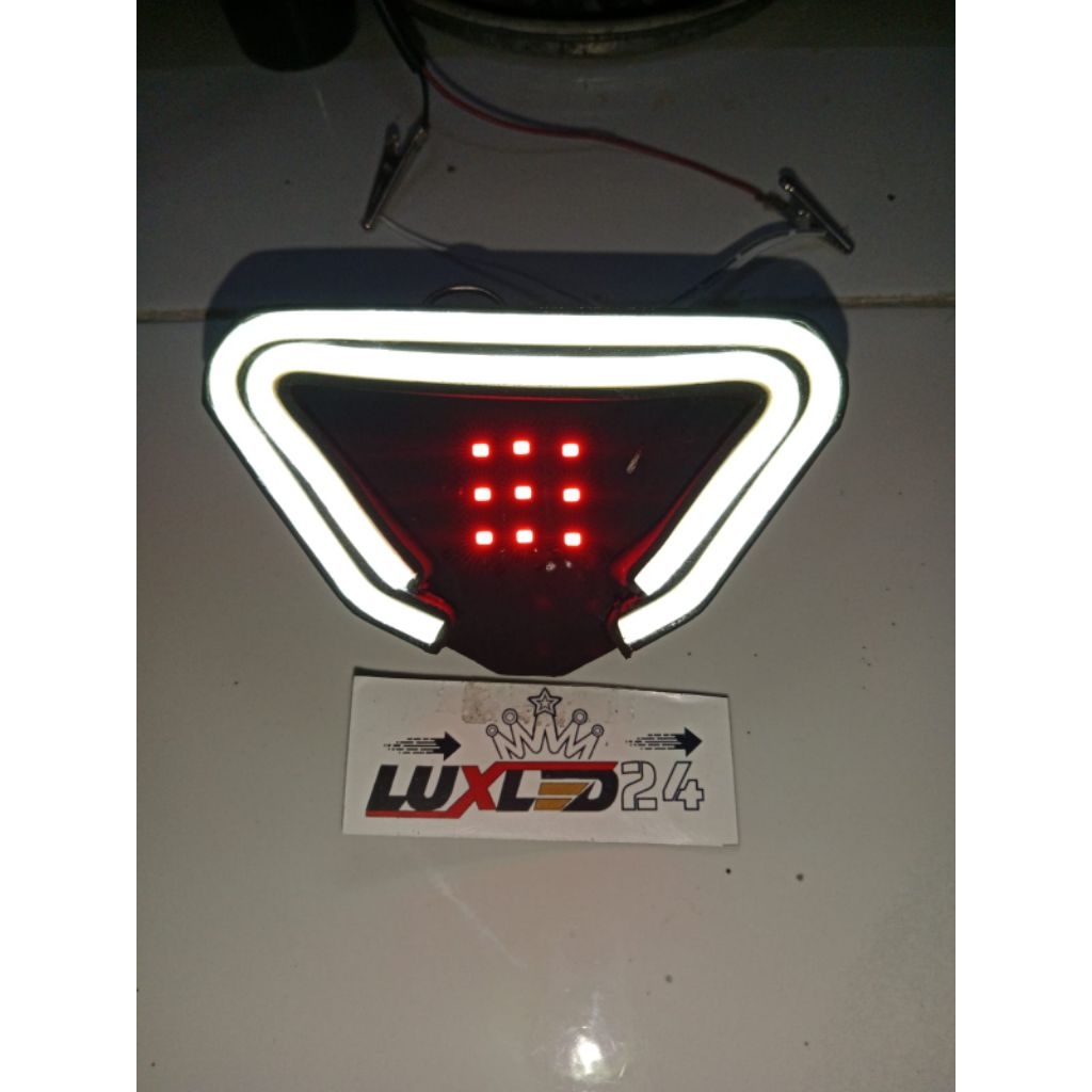 Jual Variasi lampu belakang motor X-Ride 125, hanya lampu tanpa mika ...