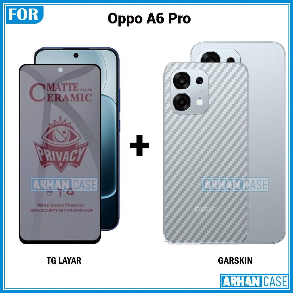 Jual Paket Hemat 2in1 Tempered Glass Oppo A6 Pro A6 Pro 4G Free