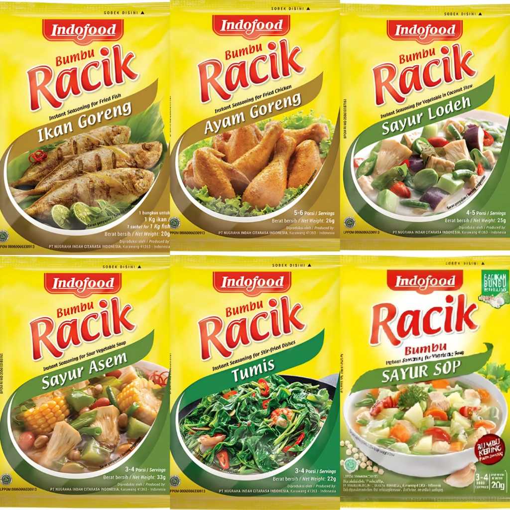 Jual Bumbu Racik Indofood Bumbu Instant Ayam Goreng, Ikan Goreng, Sop ...