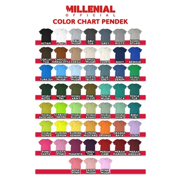 Kaos Polos Pendek Cotton Combed 24S Unisex