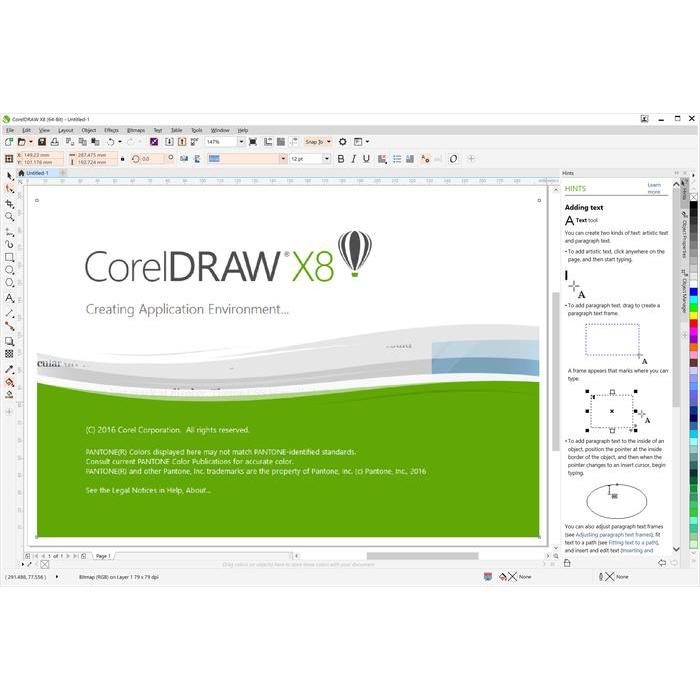 Jual CorelDraw Graphics Suite X8 - Full Version - Desain Grafis / x32 ...