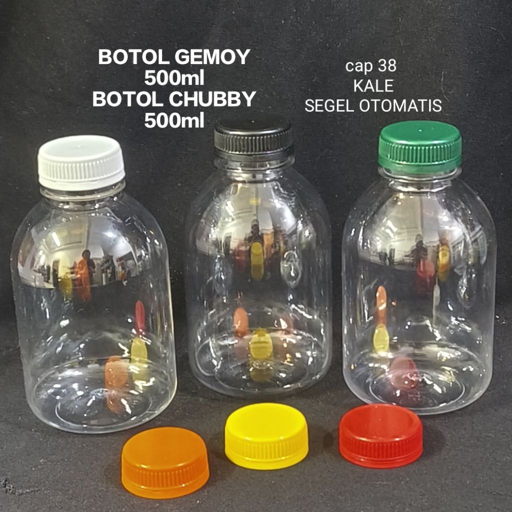 Jual bigta_BOTOL KALE 500ml TEBAL/ BOTOL GEMOY 500ml/ BOTOL CHUBBY ...
