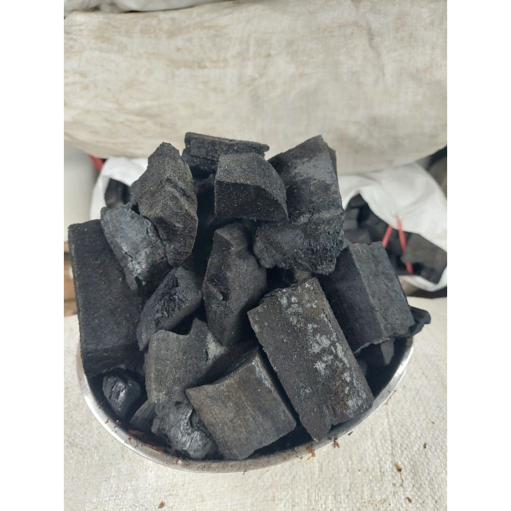 Arang Bakar Arang Media Tanam Karung 25kg Berat 10kg Bq