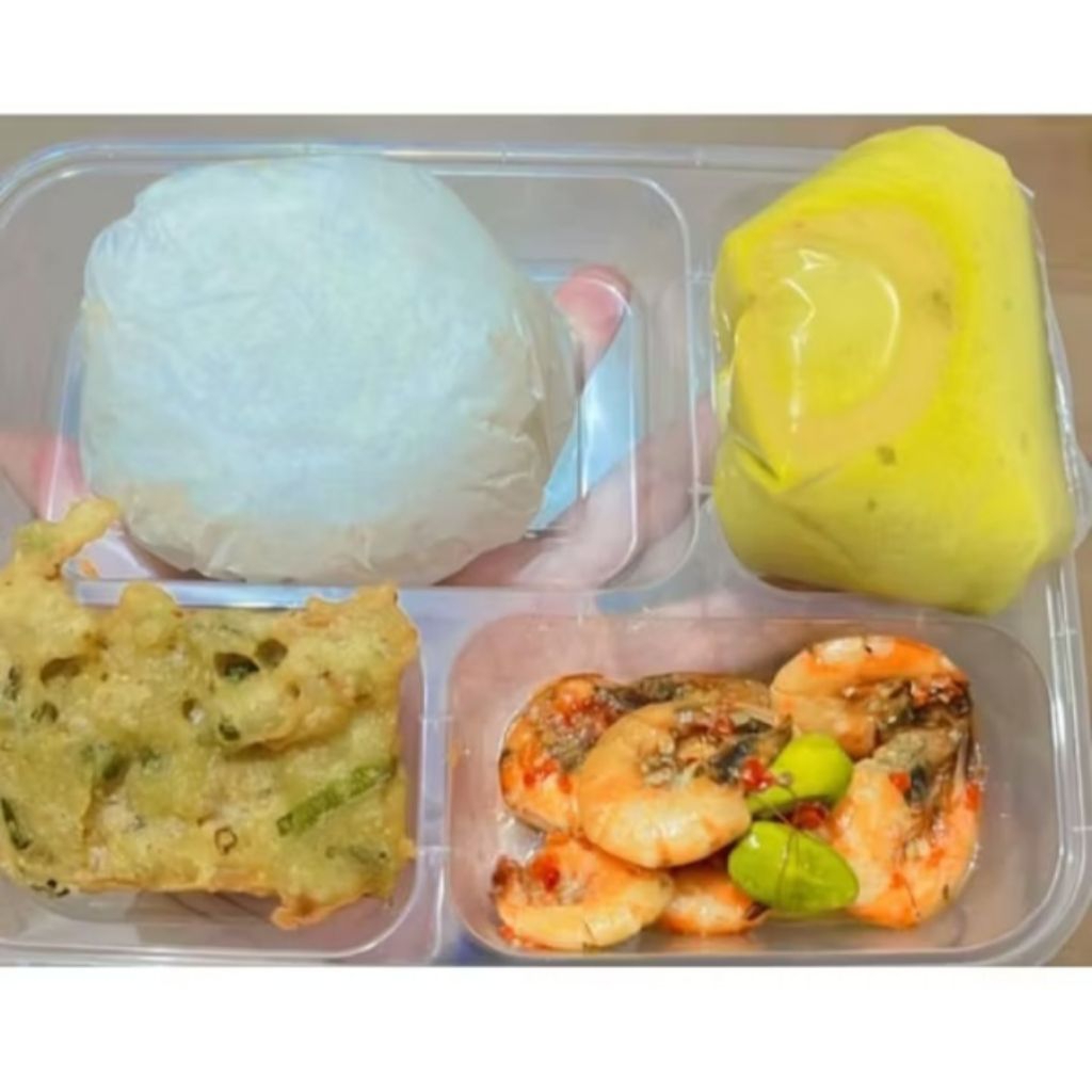 Jual Catering Nasi Bento Bulanan 4 menu (2 Lauk dan 2 Sayur bebas pilih ...