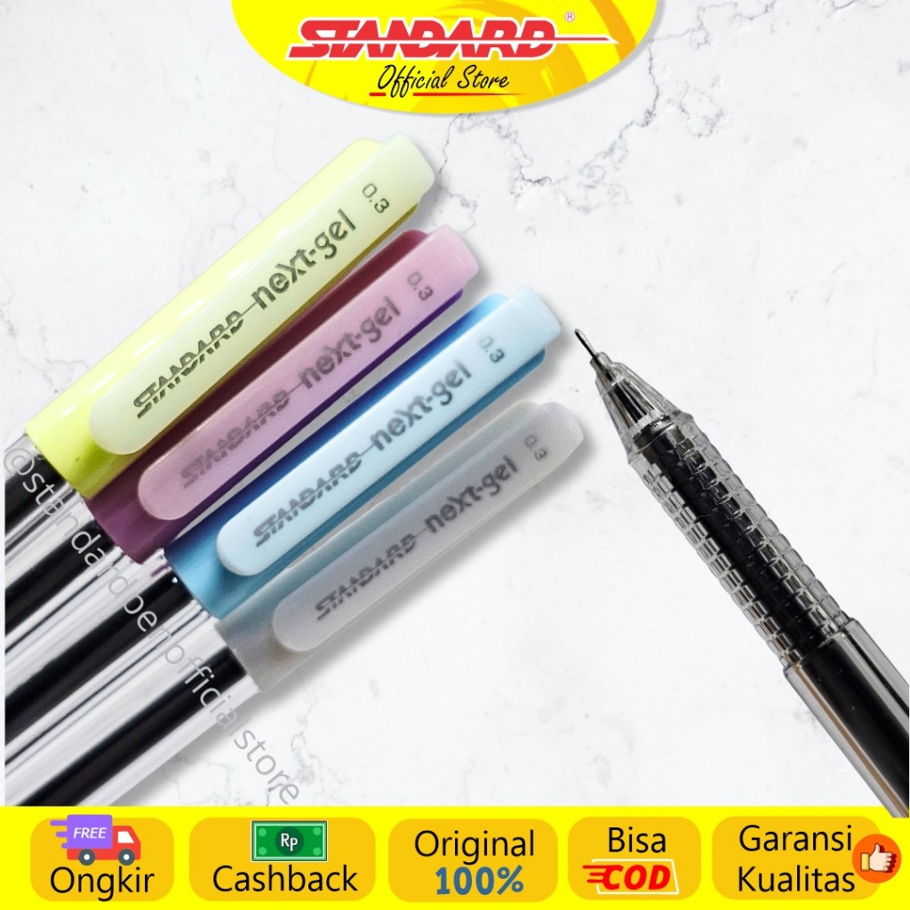 Standard - Pulpen Next Gel 0.3 ( Alat Tulis / Pen / Ballpoint / Pena ) (3)