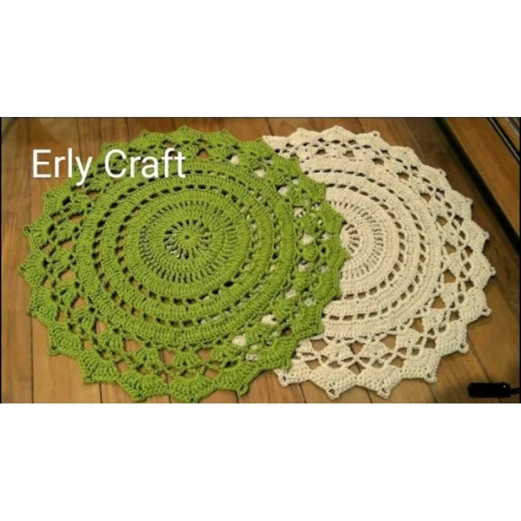 Jual Taplak meja rajut 50cm/ handmade/ rajutan | Shopee Indonesia
