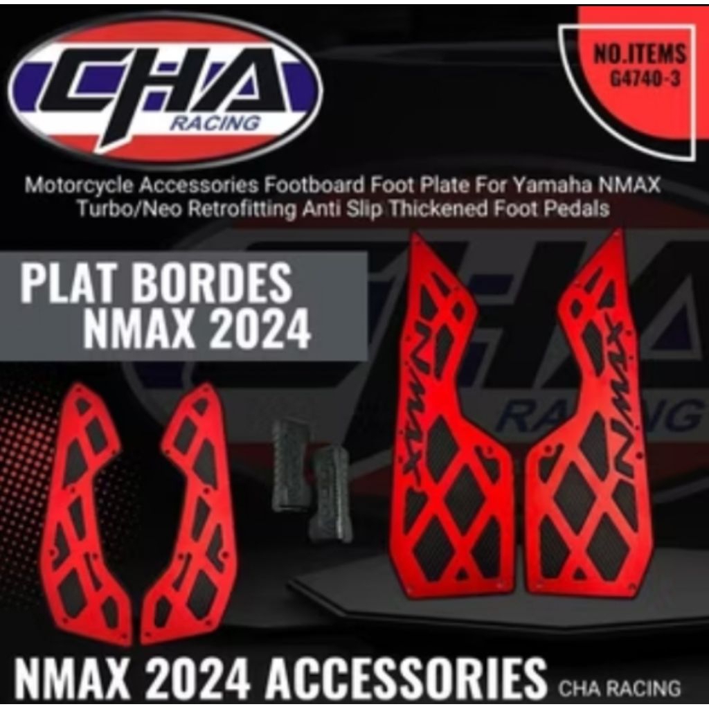 Jual Bordes NMAX NEW NMAX Turbo / Neo 2024-25 pijakan kaki nmax new ...