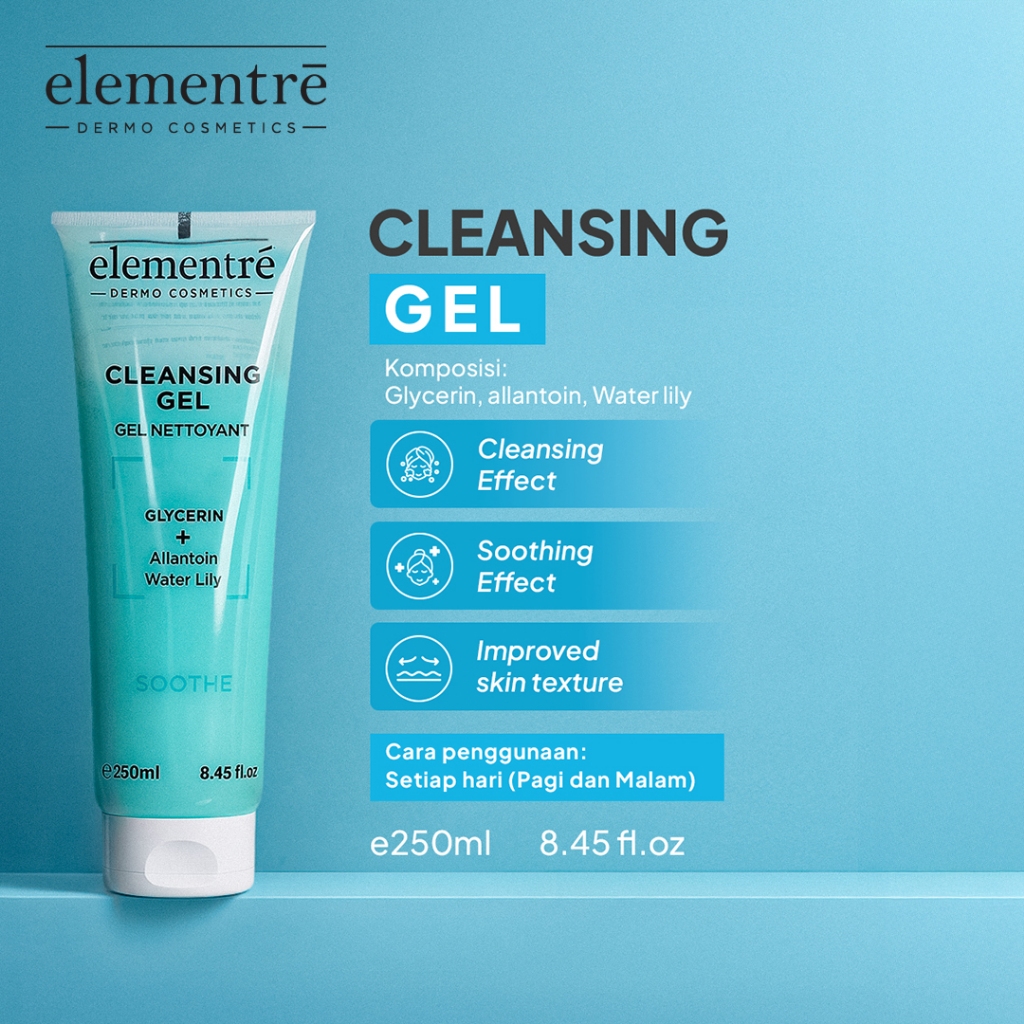 Jual Elementre Cleansing Gel 3.5% Glycerin – Pembersih Wajah & Make Up ...