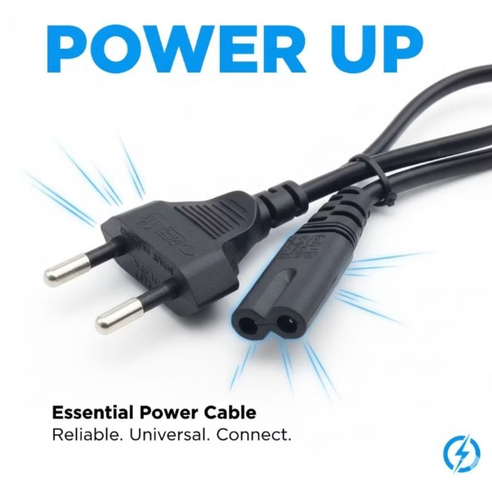 Jual Kabel Power / Kabel Listrik PS2 / Kabel Charger Lampu / Kabel AC 8 ...