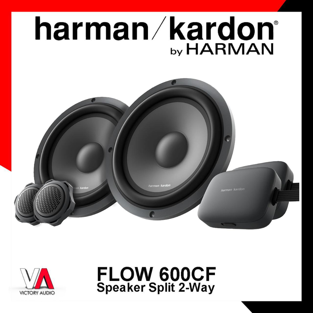 Jual Speaker Split 2-Way Component Sound System Audio Mobil FLOW 600CF ...