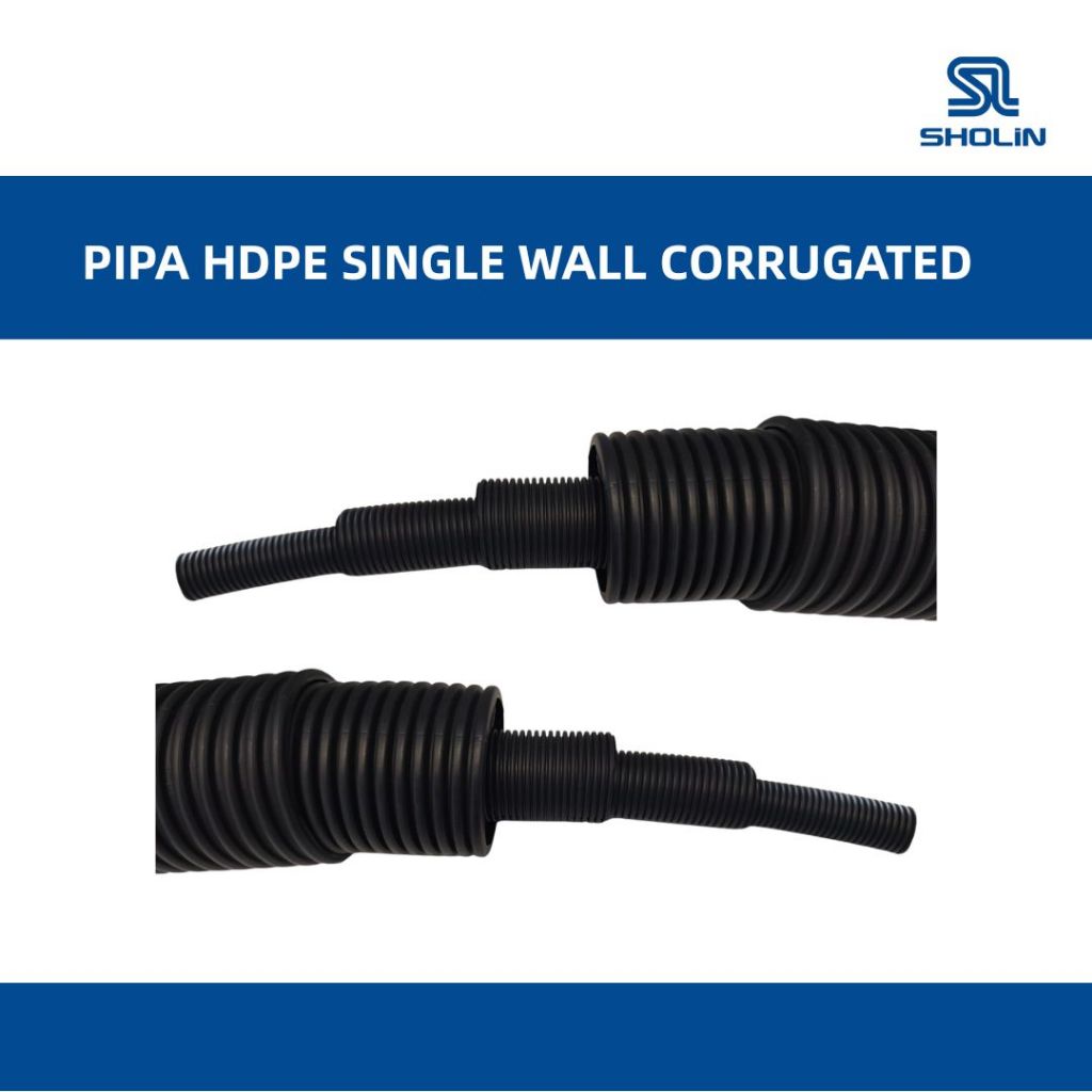 Jual Pipa HDPE Single Wall Corrugated - Sholin (JUAL PER-ROLL) | Shopee ...