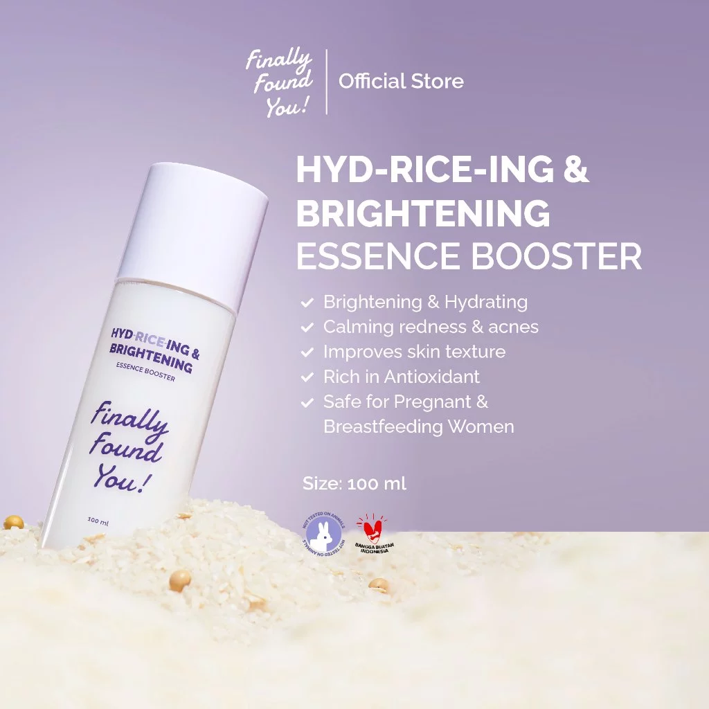 Pratinjau Finally Found You! HYDRICEING & BRIGHTENING Essence Booster - Serum Infused Toner Untuk Semua Jenis Kulit 100mL
