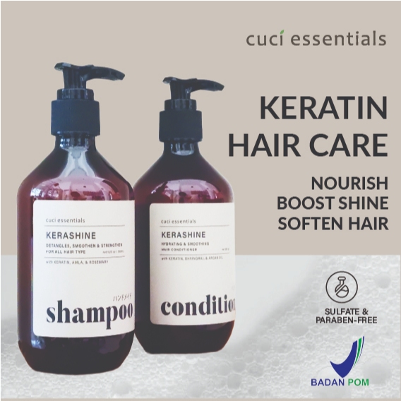 Jual KERASHINE Keratin Shampoo and hair conditioner (melembutkan dan ...