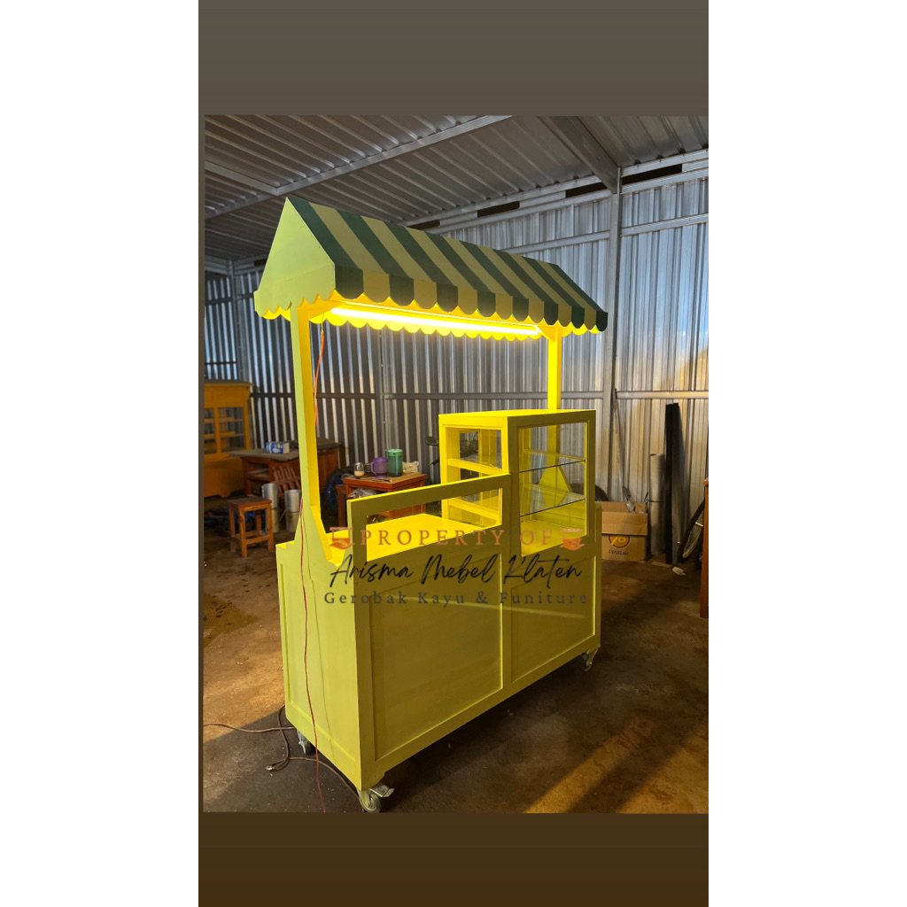 Jual Gerobak Booth Kekinian, Gerobak Jualan Multifungsi , Gerobak Booth ...
