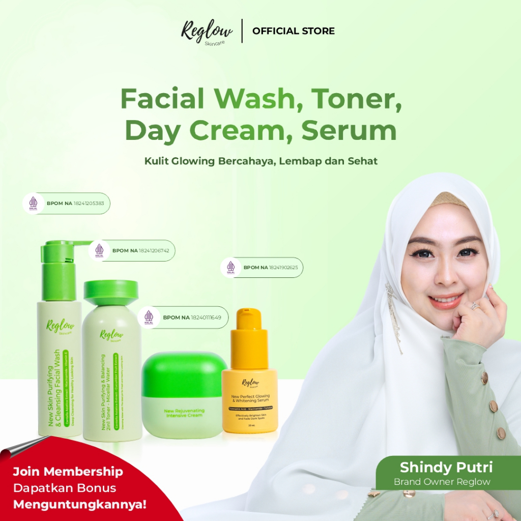 Jual Reglow Skin Purifying and Cleansing Facial Wash / Reglow 2in1 ...