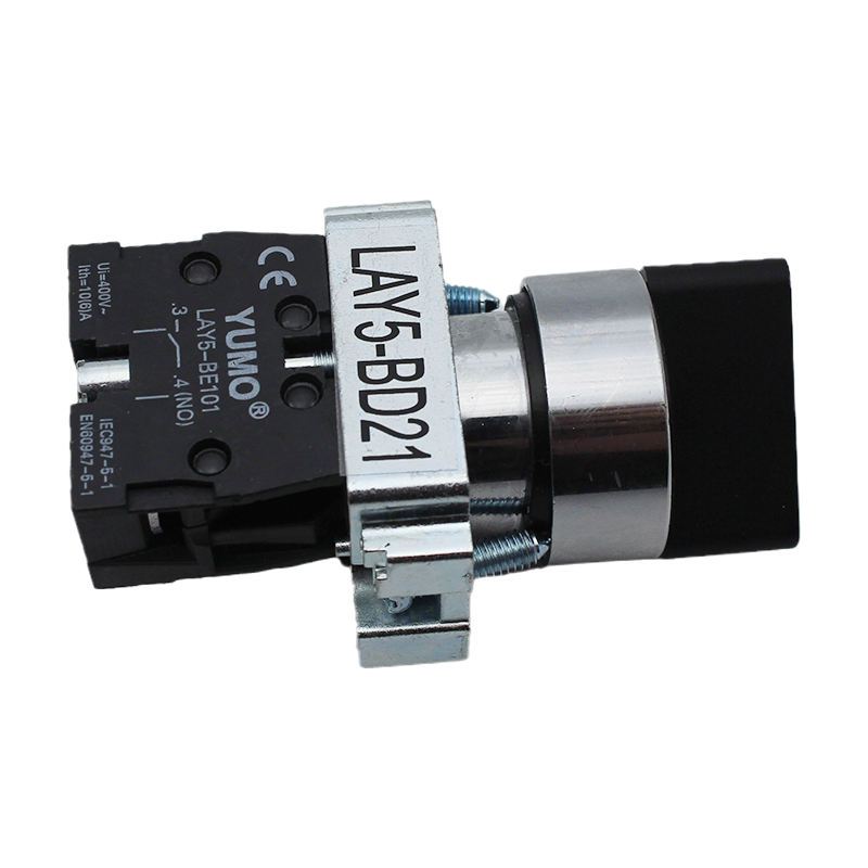 Selector Switch LAY5 Black  BD21 2 posisi / BD33 3 posisi - foto 3