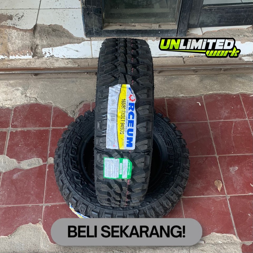 Jual Ban Pacul Mobil Offroad Ring 13 Merk Forceum M/T Ukuran 165 80 R13 ...
