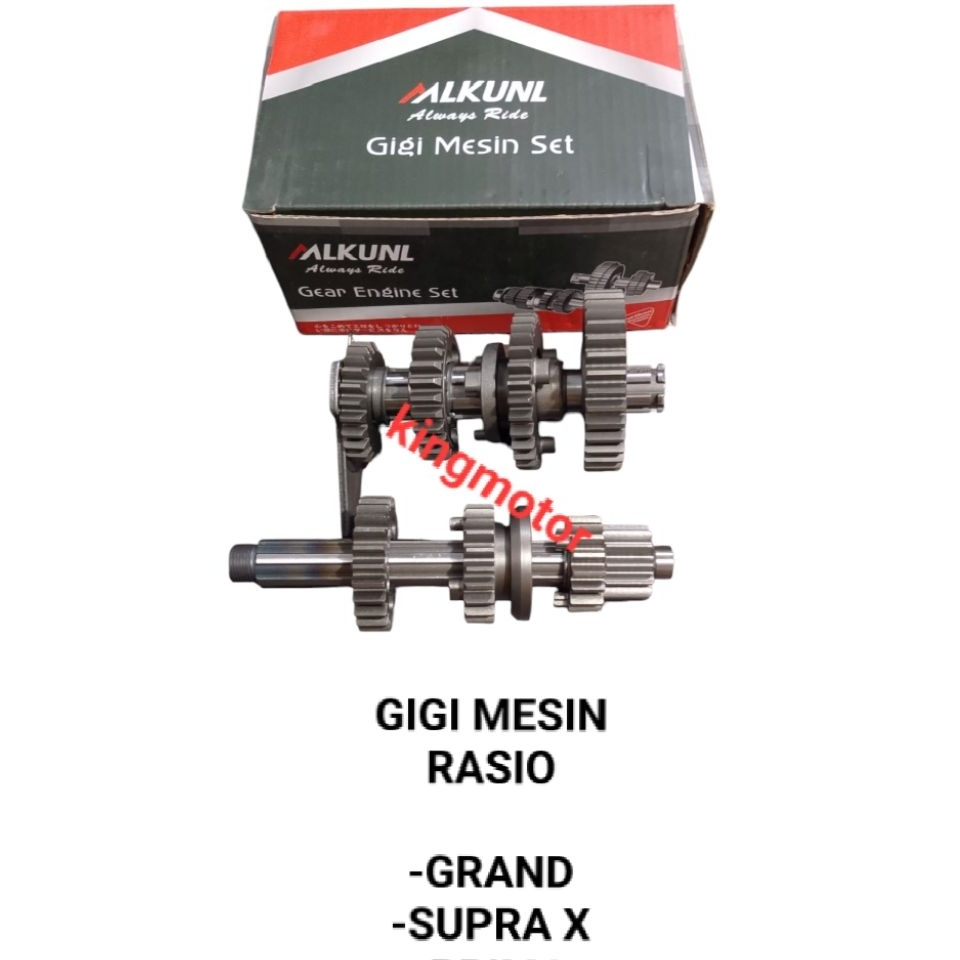 Jual GEAR GIR GIGI MESIN RASIO KOMPLIT MIKUNI SUPRA X GRAND PRIMA ...