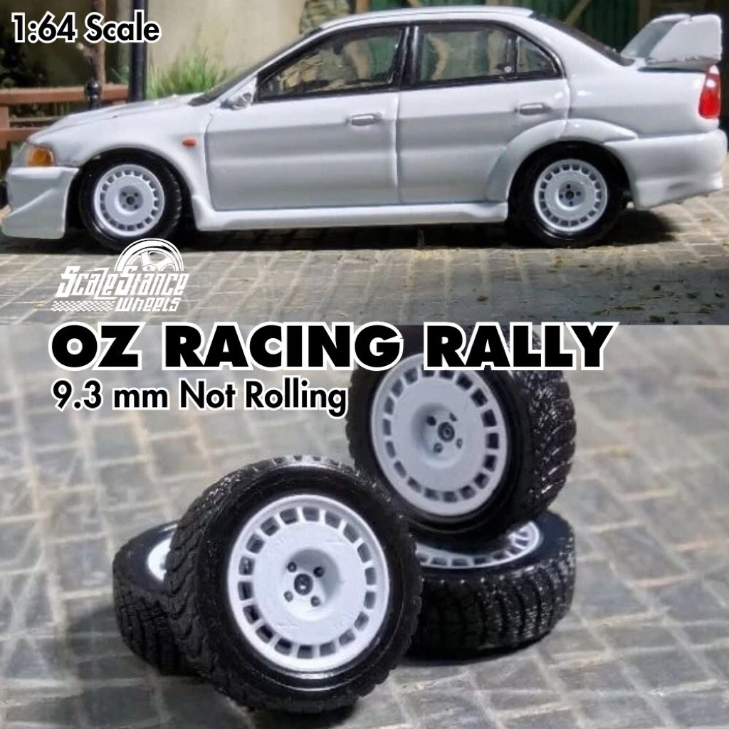 Jual Velg Diecast OZ Racing Rally Look 9.3mm Mini Scale Not Rolling ...