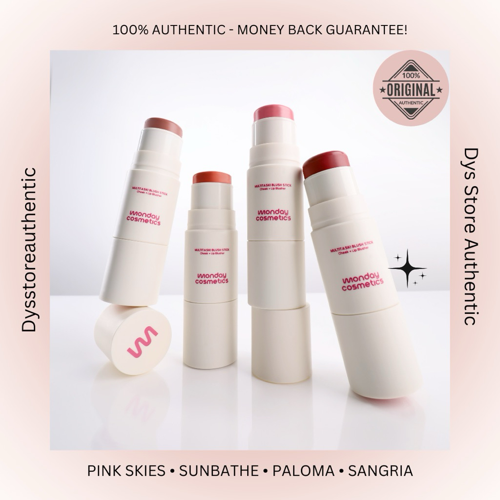 Jual READY STOCK MONDAY COSMETICS MULTITASK! BLUSH STICK CHEEK + LIP ...