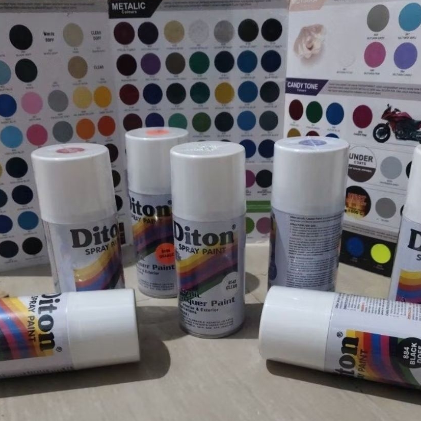 Jual Pilox Diton Spray Paint 300cc Cat semprot Berbagai warna | Shopee ...