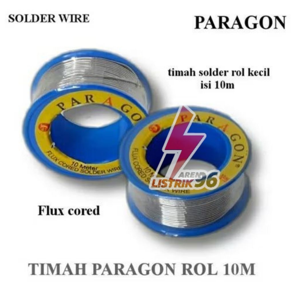 Jual Original Timah Paragon 10 meter Instan / Timah Solder | Shopee ...
