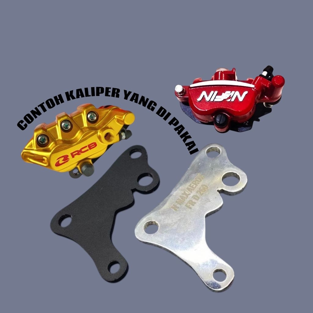 Jual breket bracket kaliper rcb s1 samurai disc 230mm 260mm nmax aeorx ...